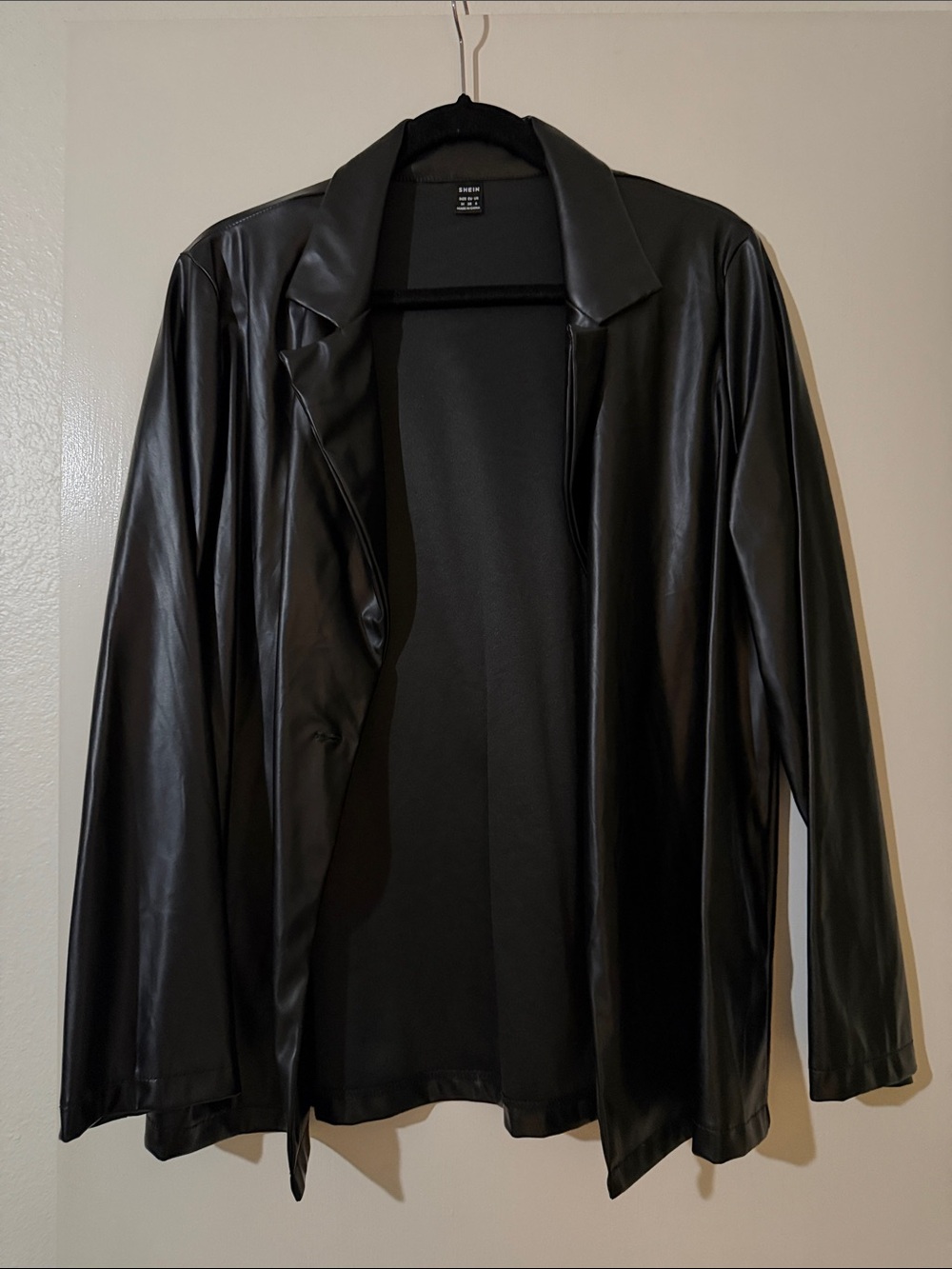 Women’s Black Faux Leather Jacket
